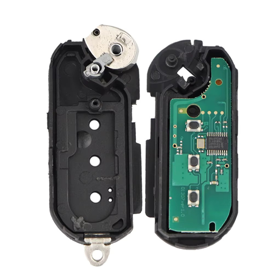 Marelli 433 MHz Auto Fernbedienung Schlüssel für Fiat 500 500L MPV Punto Doblo Qubo Grande Citroen Jumper Boxer Lancia Peugeot mit ID46 Chip in Schwarz - Bild 4