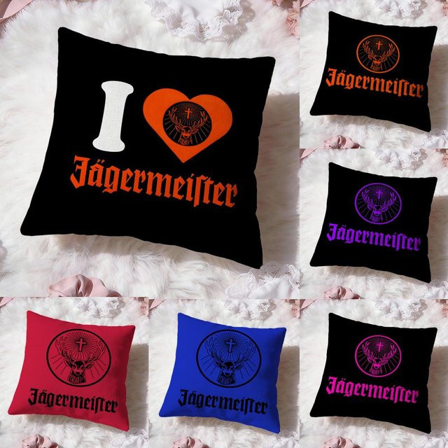 j-Jagermeister Kissenbezug Premium Comfort Reversible Pillow Cove in Schwarz, B/T/H: 30 x 30 x 30 cm - Bild 1