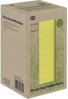 Soennecken Haftnotizen oeco Recycling Gelb, 16 Blöcke pro Packung, B x H: 7,5 x 7,5 cm - Bild 1