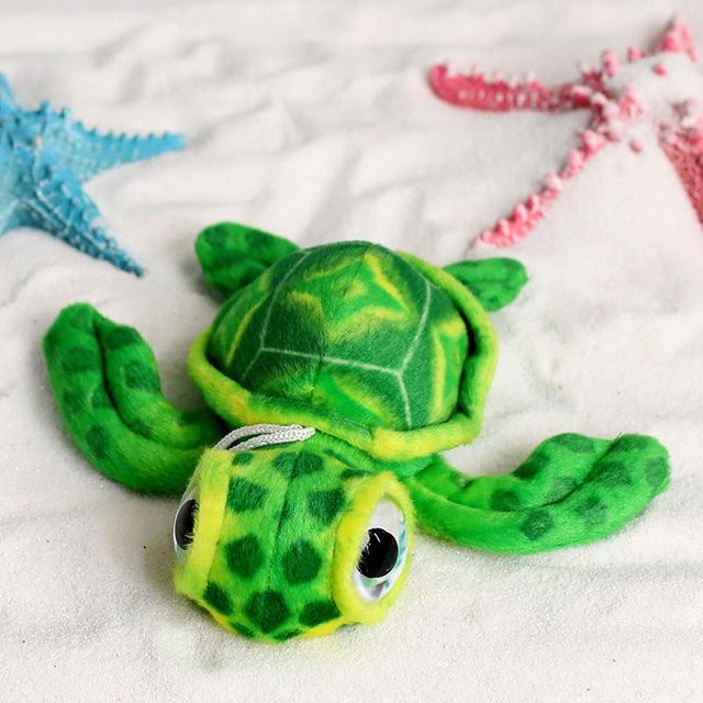 Yiran toy Meeresschildkröte Plüschtier, Schlüsselanhänger, 17cm - Bild 1
