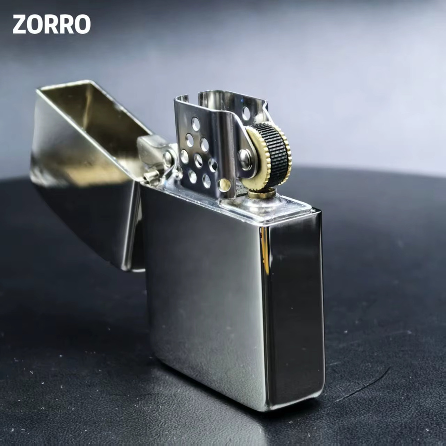 ZORRO 1941 Feuerzeug 910S in Nickel-Silber - Bild 3