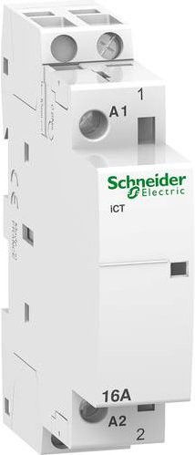 Schneider Electric A9C22211 Installationsschütz in Weiß, 1 Schließer, 16A, 250 V/AC, 1.3W - Bild 1