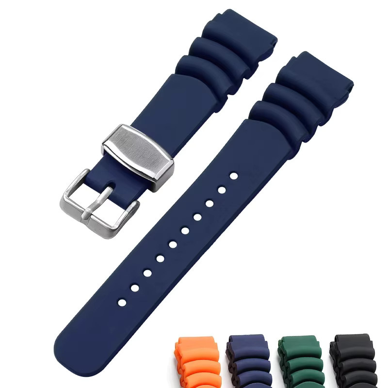 HQstrap Uhrenarmband Silikon, Unisex, 20 mm, 22 mm - Bild 4