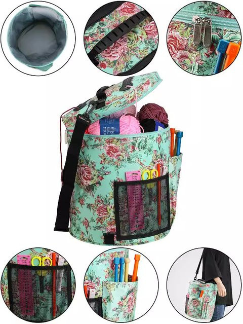 Oxford Aufbewahrungstasche für Garn und Häkelwerkzeug als Handtasche - Bild 1
