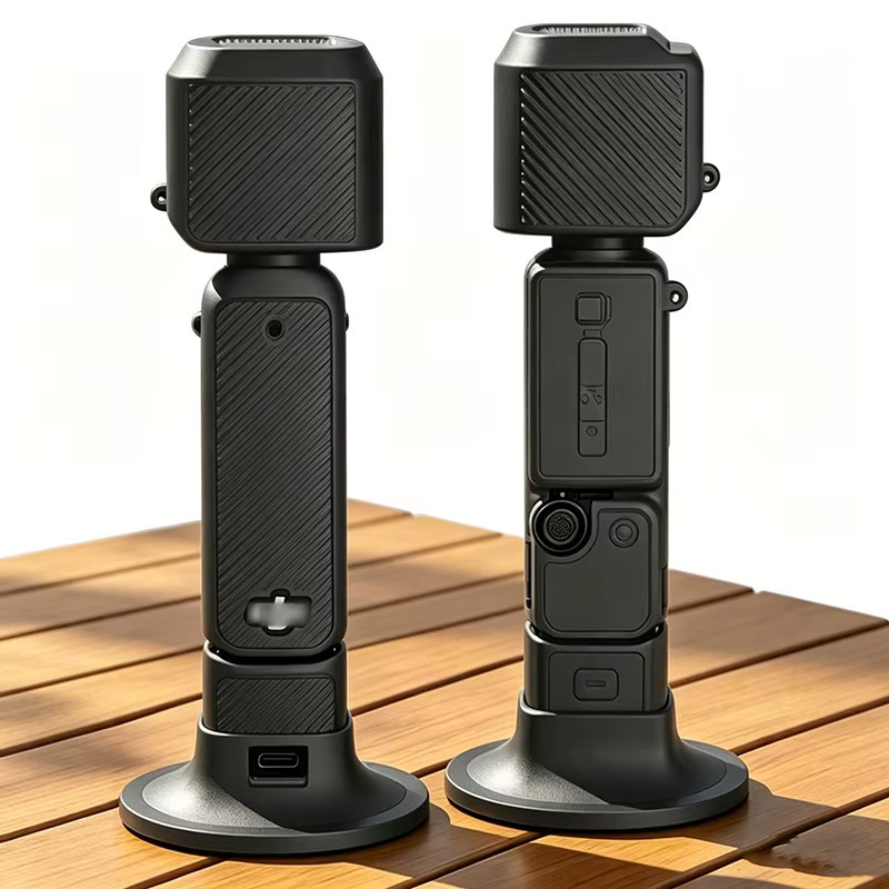 DJI Pocket 4 Action-Kamera-Schutzset mit Silikonhülle und gehärteten Glasdisplay-Schutzfolien - Bild 3