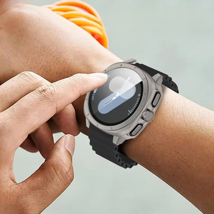 CHIICSMART Uhrenarmband Silikon, 2-in-1-Gehäuse+Armband, Samsung Galaxy Watch 7 40mm 44mm, Ultra 47mm, Unisex - Bild 2
