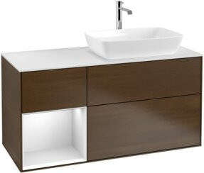 V&B Waschtischunterschrank Finion in Weiß lackiert, Breite: 120 cm, Tiefe: 50,1 cm, Höhe: 50,1 cm - Bild 1