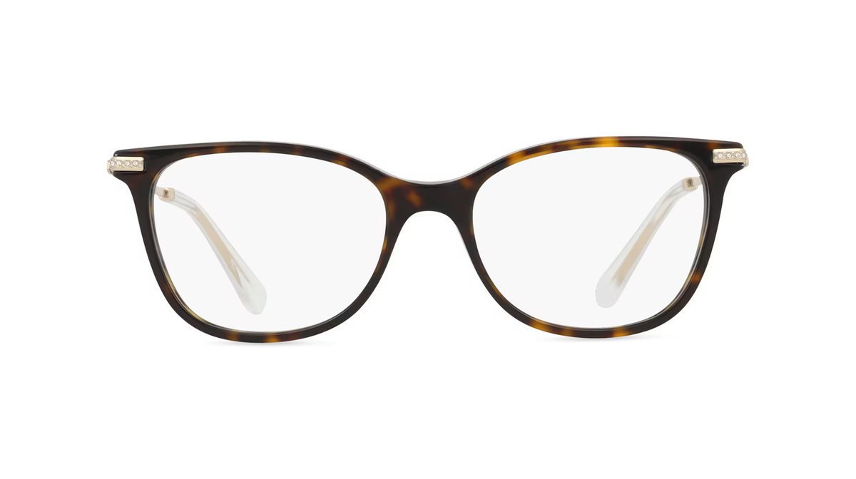 Swarovski SK2010 Korrektionsbrille, Damen, Vollrand, Quadratisch, Acetat, Braun - Bild 1