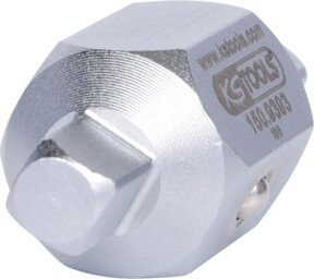KS Tools Stecknüsse für Ölablassschrauben, 4-kant, silber - Bild 1