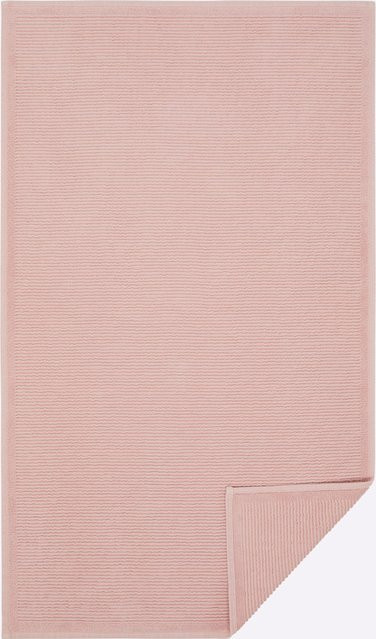 Badteppich Pereira da Cunha aus 100% Baumwolle in Puder und Pink, rechteckig, Unisex - Bild 1