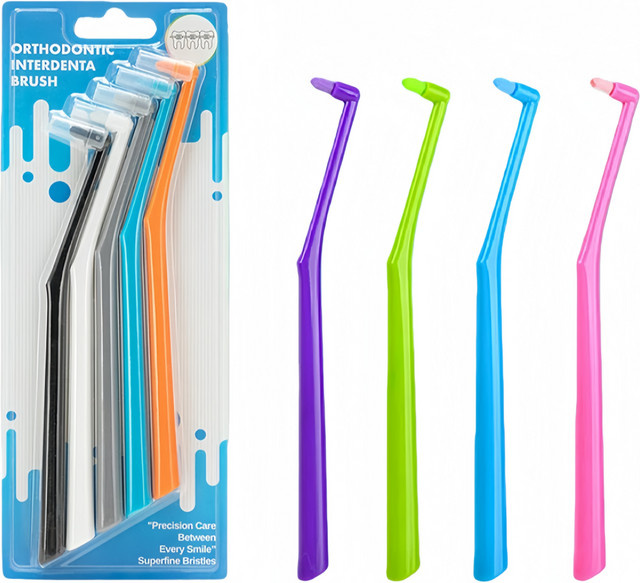 NEWLLEXX Interdentalbürste, Weiche Einzelstrahl-Zahnbürste, Unisex - Bild 1