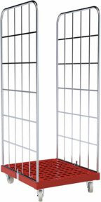 HMH rolltainer Transportwagen 1650 KU rot Breite: 72,4 cm, Tiefe: 81,5 cm - Bild 1