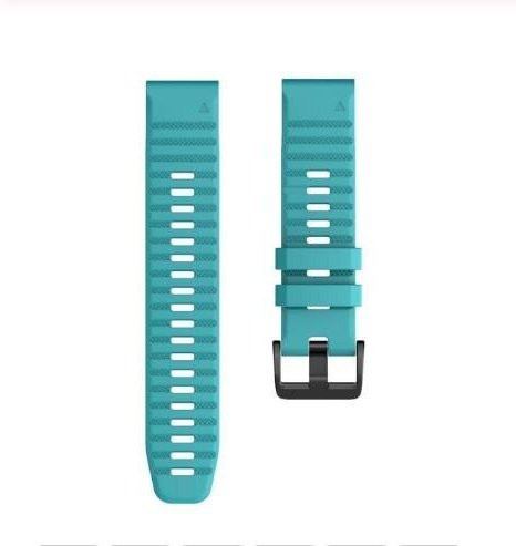 Armband Silikon, 26 mm, blau/grün, Unisex - Bild 1