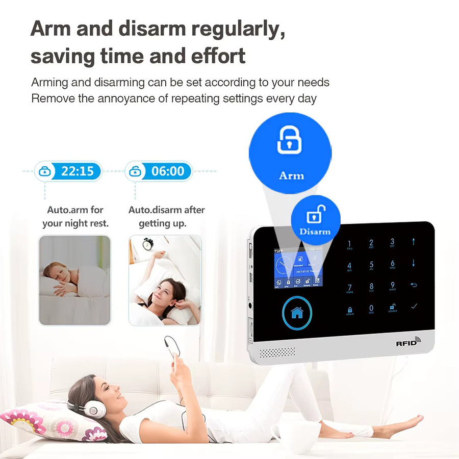 Tuya Smart Anti-Diebstahl-Alarm mit Infrarot-Körpererkennung und WLAN-Sicherheitssystem für dein Zuhause oder dein Geschäft - Bild 4