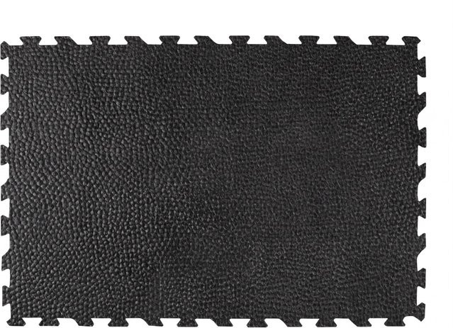 HPFloor Gummi-Stallmatte Schwarz B: 120 cm, T: 80 cm, H: 17 cm - Bild 1