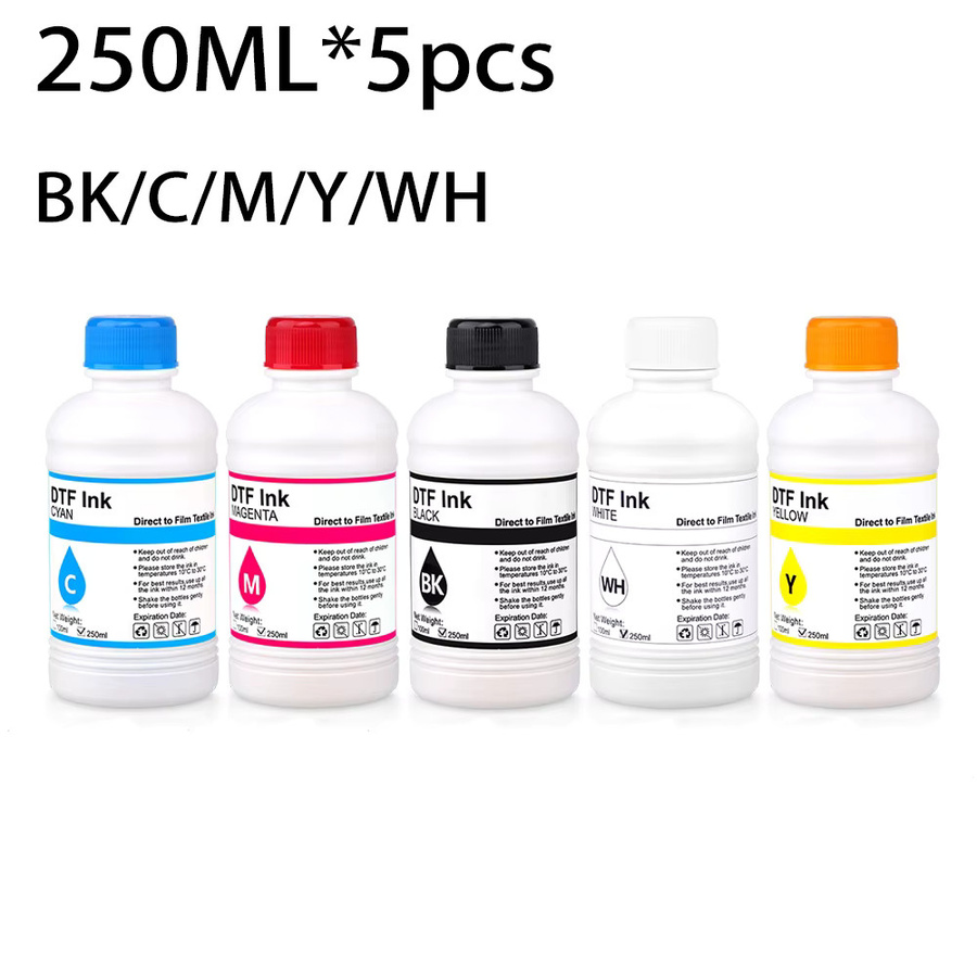 OCBESTJET Premium DTF Direkttransferfolientinte für Epson i3200 XP600 TX800 L1800 1390 L805, Mehrfarbig - Bild 5