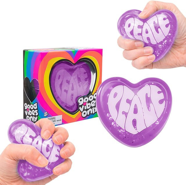 A Family Of Home Textiles Herzform Squishy Spielzeug, violett - Bild 1