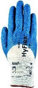 Ansell HyFlex 11-917 Nitrilhandschuh in Blau und Weiß, Größe 9 - Bild 1