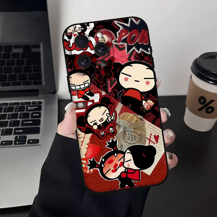 Pucca Garu Handyhülle für Apple iPhone 11 bis 17 Pro Max Plus Mini aus weichem TPU in Mehrfarbig - Bild 6