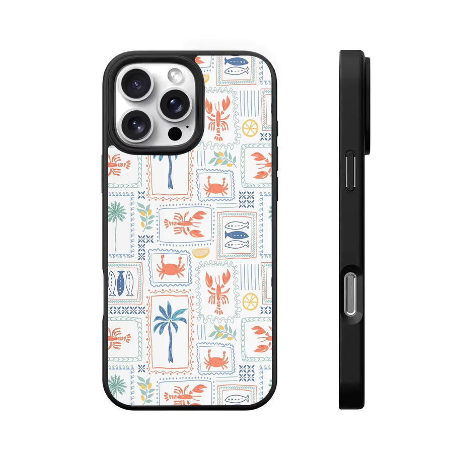 VNTK Puzzle-Handyhülle mit Seestern-Design für iPhone 11 bis iPhone 16 Pro Max, Luxus-Anti-Drop Schutzhülle, Multicolor - Bild 3