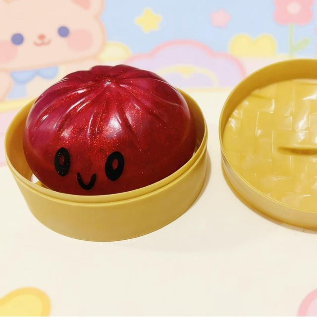Glitzer-Dampfbrötchen Squishy TPR, Langsamer Rückprall, Weich Kneten - Bild 1