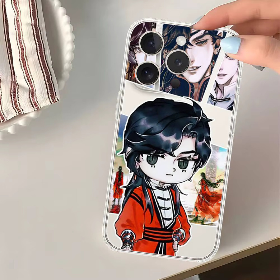 Tian Guan Ci Fu Handyhülle für Apple iPhone 11 12 13 14 15 16 Pro Max Plus X XR XS Transparent Weiche Schutzhülle - Bild 3
