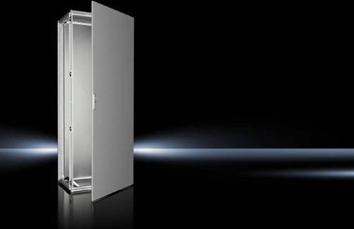 Rittal Schaltschrank aus Stahlblech in Lichtgrau, B/T/H: 80 cm x 50 cm x 200 cm - Bild 2