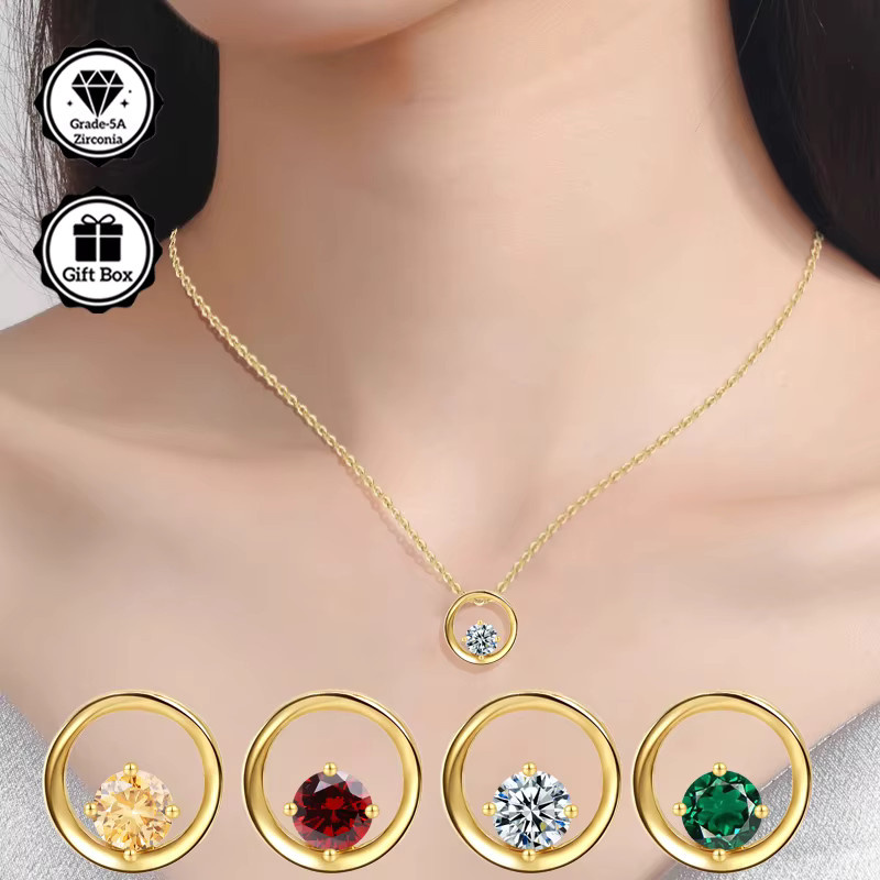 LAMVOICE Halskette, Zirkonia, Gold, Damen - Bild 2