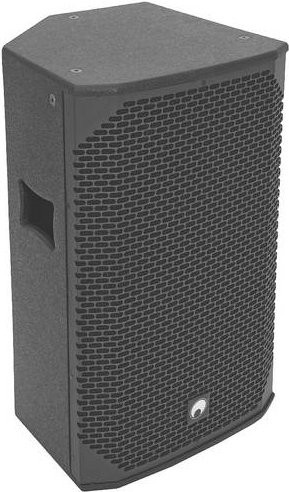 Omnitronic AZX-215A Aktiver 2-Wege PA Lautsprecher in Schwarz mit 350W Leistung - Bild 1