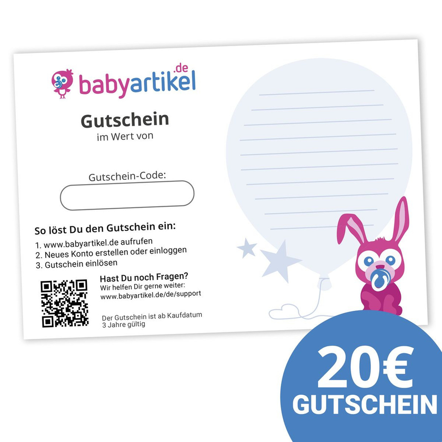 Babyartikel.de 20 Euro Geschenkgutschein für Babyartikel - Bild 1