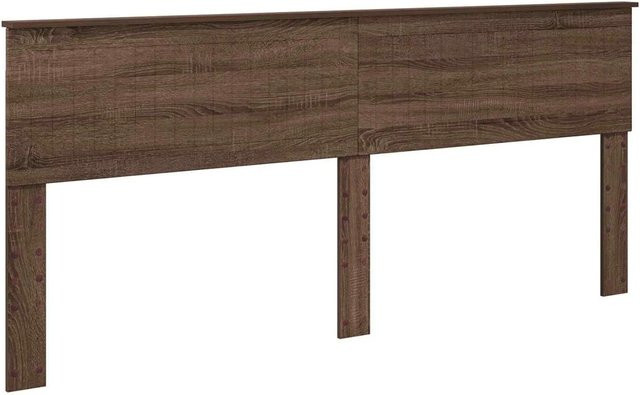 vidaXL Kopfteil in Eiche Braun aus Holzwerkstoff, Breite: 200 cm - Bild 1