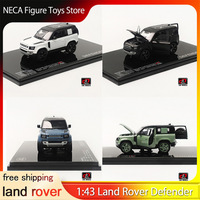 Bburago Land Rover Defender 90, Automodell, 1:43, Weiß, Metall - Bild 1