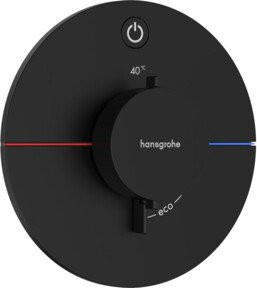 Hansgrohe Thermostat ShowerSelect Comfort S UP Duscharmatur für einen Verbraucher in Mattschwarz - Bild 1