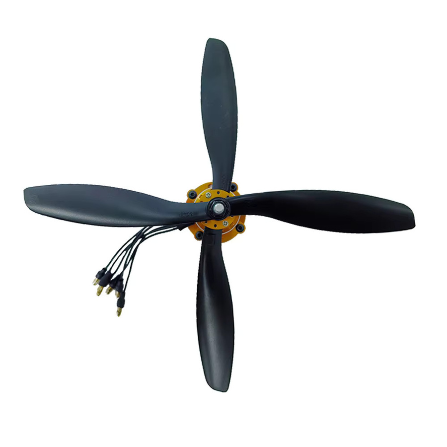 QX-MFLU Bürstenloser Motor, koaxialer, umwandelrotierender Doppelpropeller 9047, für einachsige Modellflugzeuge mit mehreren Rotoren - Bild 3