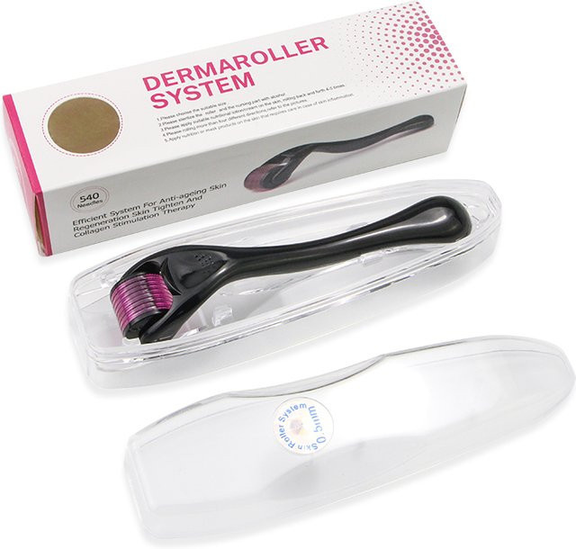 dr.tattoo Dermaroller 540 Microneedling-Gesichtsroller, Unisex - Bild 1