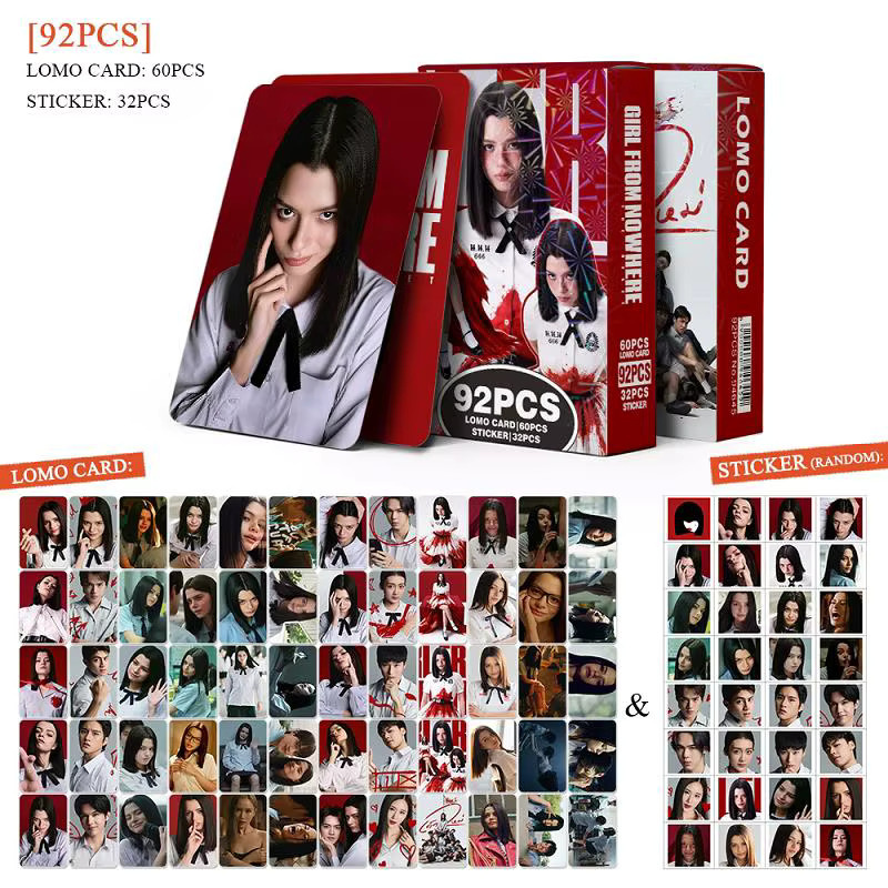 SeaKeen 92-teiliges Thai-Actor Fotokarten und Mini-Sticker-Set in Multicolour, HD-gedruckt und doppelseitig im LOMO-Stil für BL-Drama-Fans - Bild 2