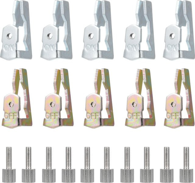 Intermatic Ersatz-Auslöser-Set für Zeitschaltuhren der T100-Serie, kompatibel mit 156T1978A, 5 ON & 5 OFF, inklusive 10 Schrauben, grau - Bild 1