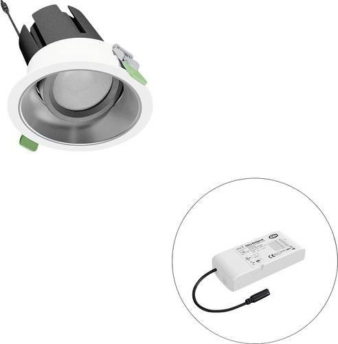 EVN LED-Deckenstrahler F04R14SM2530L55D in Weiß, rund und verstellbar - Bild 1