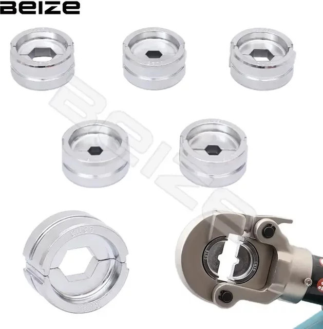 Hydraulische Kabel-Crimper-Matrizen für EZ-300 CW-1632 GC-1632 in Silber mit einem Größenbereich von 4-300mm² - Bild 1