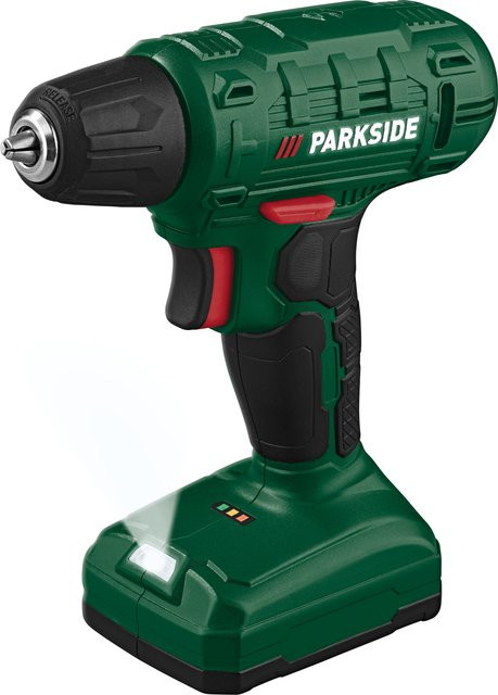 PARKSIDE 12 V Akkuschrauber PBSAE 12 A1 in Grün mit Akku und USB-C-Ladekabel - Bild 1