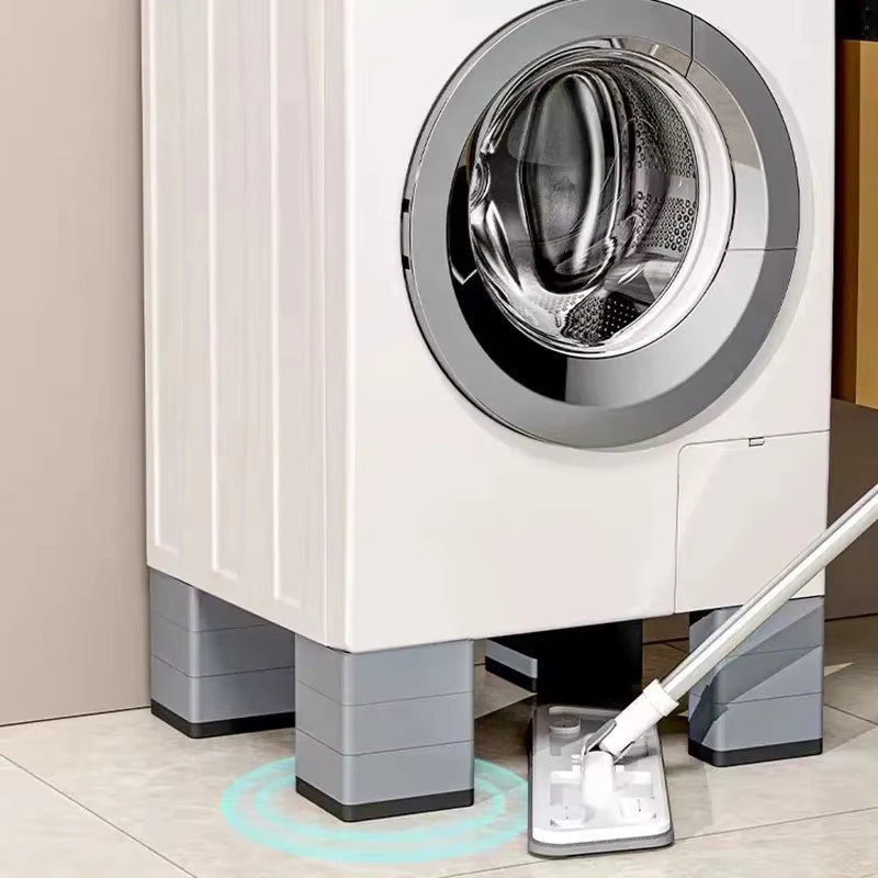 4er-Set Anti-Vibrations-Pads für Waschmaschinen in Grau zur Lärmreduzierung - Bild 2