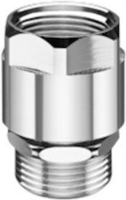 Schell Rohrbelüfter G 1/2 AG x G 1/2 IG, verchromt, silber - Bild 1