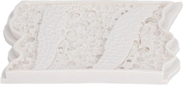CosyHome Silikon Kuchen Dekorierformen für Fondant und Schokolade, Weiß - Bild 1