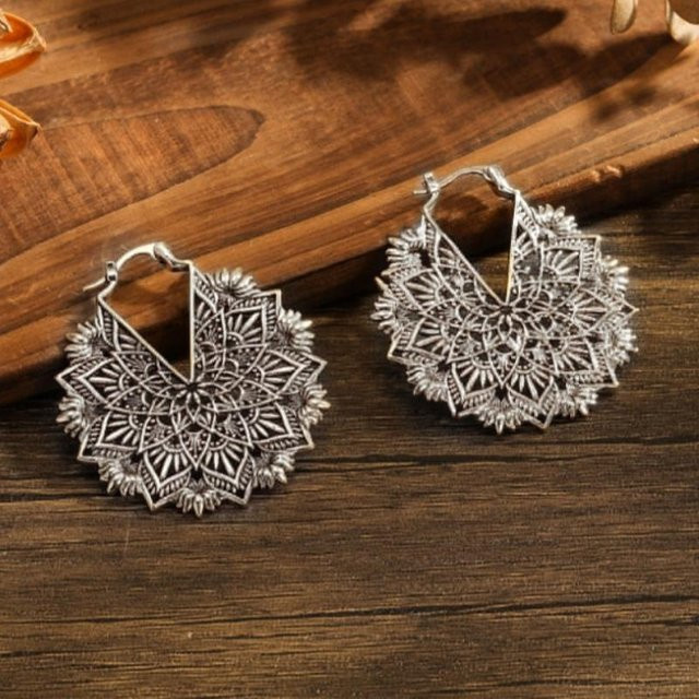 Rui Di Creolen, Silber, Vintage, Blumen, Damen - Bild 1