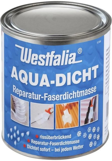 Westfalia Aqua Dicht Faserverstärkte transparente Abdichtmasse 1,0 l - Bild 1