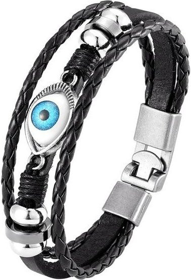 Yiran pet products Armband, Leder, Schwarz, Skorpion, Herren, 21cm - Bild 1