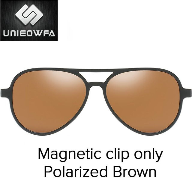 Bai Fen Bai Electronic 3C Magnet Clip auf Brillenrahmen, Brown - Bild 1