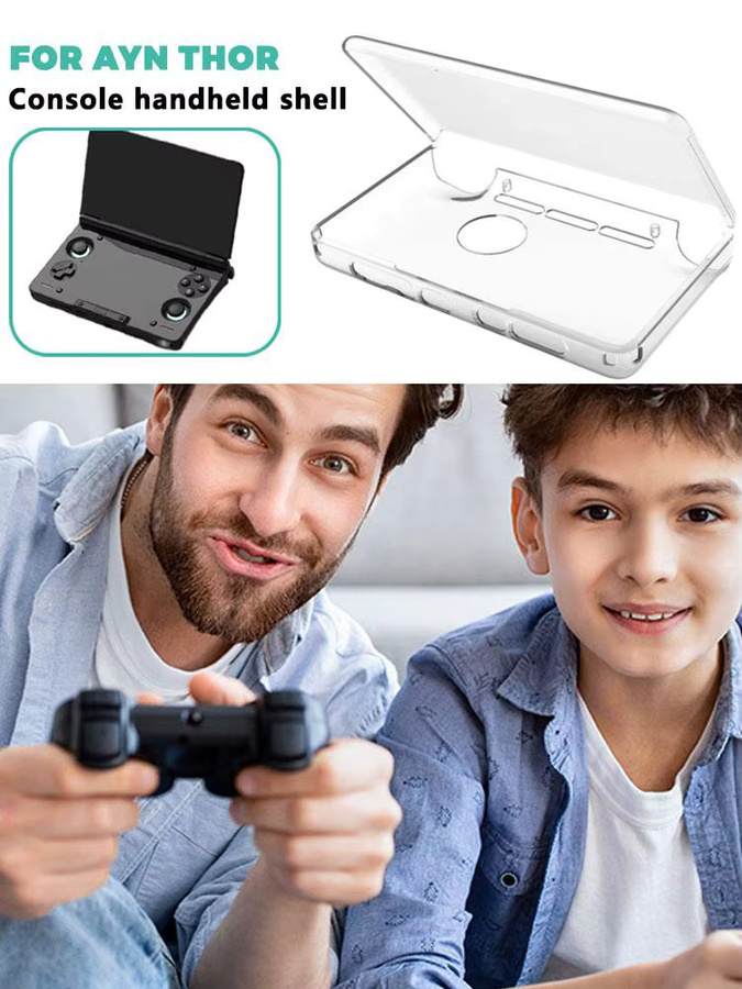 Transparente Schutzhülle aus Hartschale für die AYN THOR Handheld-Spielekonsole, kratzfest und staubdicht - Bild 1