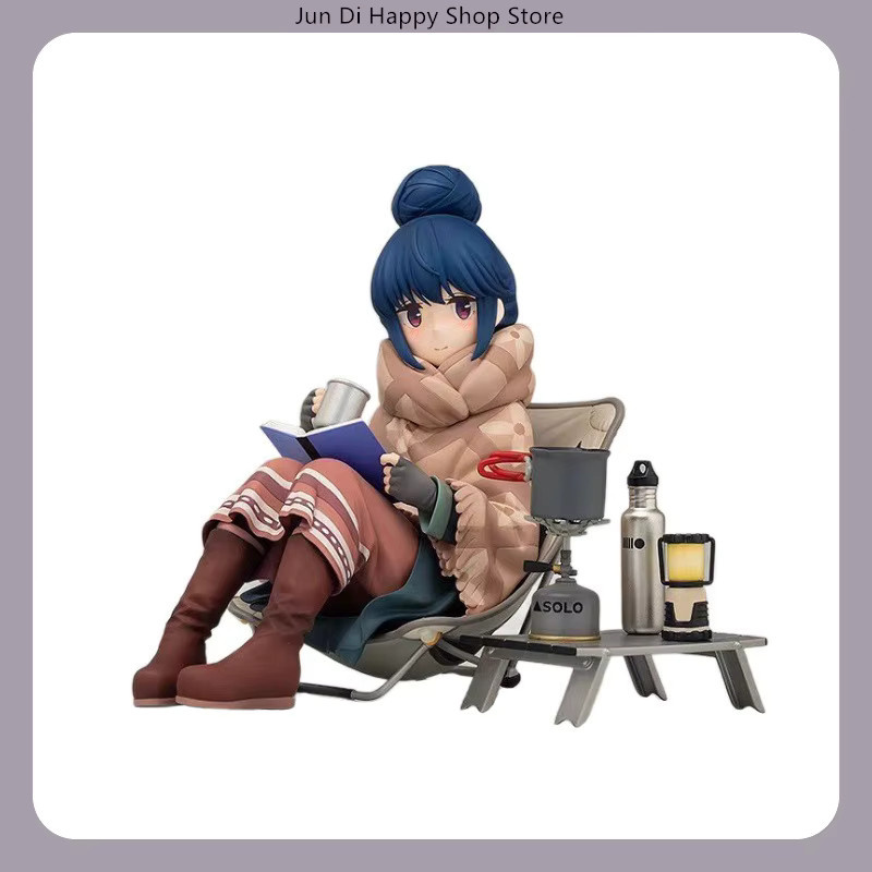 Bandai Yuru-Camp △ Shima Rin Camping Version, Anime Figur Statue, Einzelfigur - Bild 2