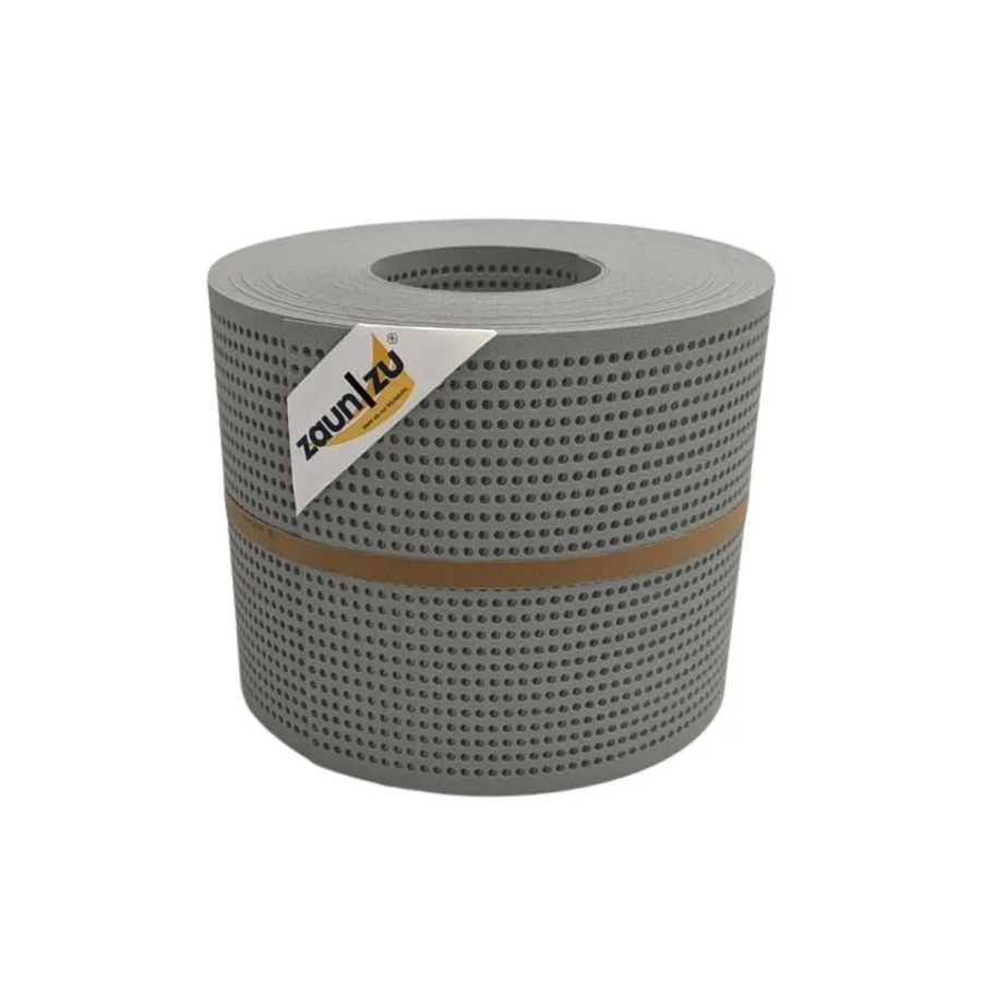 zaun zu Sichtschutzstreifen PP Premium gelocht semi-transparent Steingrau 26m - Bild 2